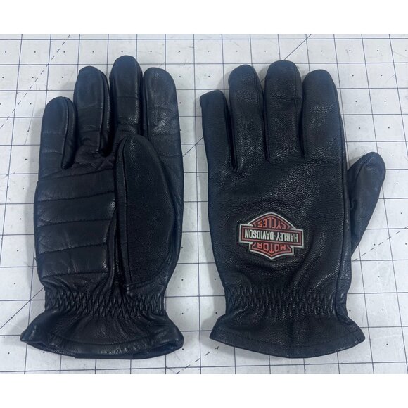 Harley-Davidson Other - Harley-Davidson Motorcycles  Men’s Black Leather Gloves Size L